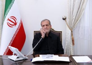 پزشکیان خطاب به نخست وزیر ژاپن: راهزنی دریایی آمریکا باید صریحاً محکوم و متوقف شود/ درخواست «تاکه ایچی» برای عبور ایمن کشتی‌های ژاپنی از تنگه هرمز