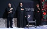 قاآنی و ذوالقدر در آیین عزاداری در محل شهادت رهبر انقلاب+ تصویر