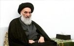 تصویر از یک مرد روحانی در لباس سیاه و عمامه مشکی در حال صحبت کردن.